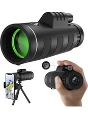 40x60 High Definition Monocular Telescope with Smartphone Adapter Hunting