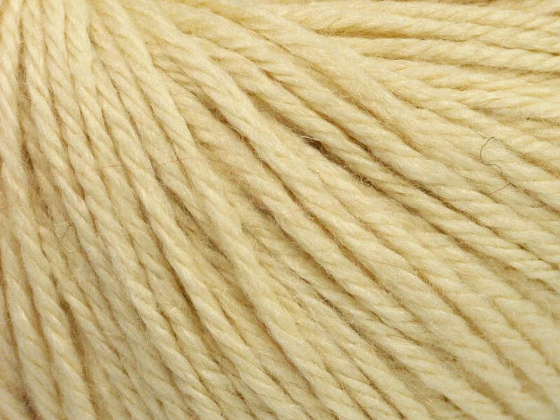 Lote de 6 madejas Baby Merino DK hilo lana ligero 6x50g/100m crema Foto 2 de 4
