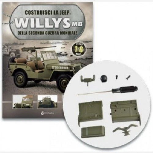 CENTAURIA - COSTRUISCI LA JEEP WILLYS MB n°5, BLOCCO MOTORE - 1/8 KIT - Immagine 2 di 2