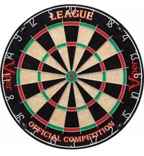 Viper LEAGUE Steel Tipped Dartboard Sisal Bristle DARTS Official Tourney Size