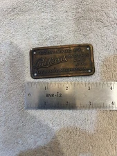 Packard Plate Body Made By Packard Motor Car Co.