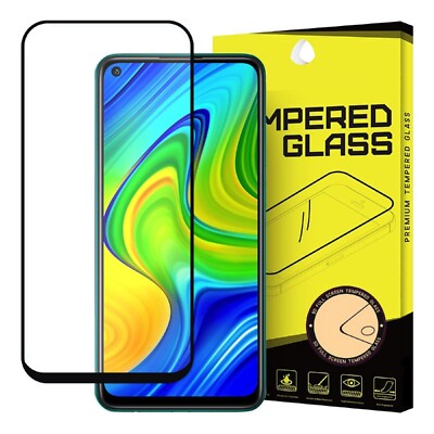 Xiaomi Redmi Note 9 Panzerfolie Echtglas Display Schutzglas Hartglas Full Screen