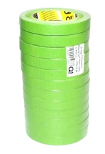 3/4" Green Masking Tape High Performance 12 Rolls Automotive, Marine Q1 HPG118