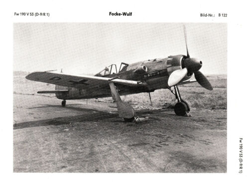3liB122/ Zdjęcie - Lotnictwo na zdjęciu - Zdjęcie nr B 122 - Focke-Wulf Fw-190 V53 - Zdjęcie 1 z 1