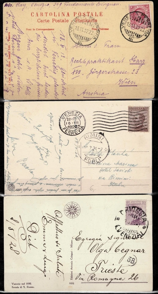 Italy / Venice 1910/30 ☀ Postcards - Image 2 of 2