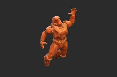 Halo Flying Spartan [Reach] Miniature - Resin 3D Printed Wargame/D&D