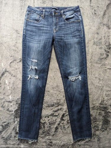 Vigoss Jagger Skinny Classic Fit Jeans Women's Size 29 Medium Wash Distressed - Picture 2 of 16
