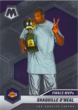 Shaquille O'Neal 2020-21 Mosaic Basketball Finals MVPs Chrome Card #300 Lakers