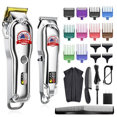 Tambien Para Afeitar Barbero Maquina PROFESIONAL De Cortar Cabello  Electrica NEW