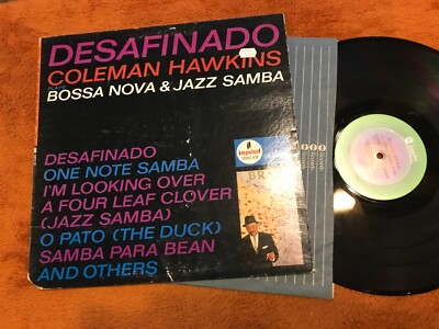 Coleman Hawkins plays Desafinado Bossa Nova & Jazz Samba 1963 re lp as-28 jazz !
