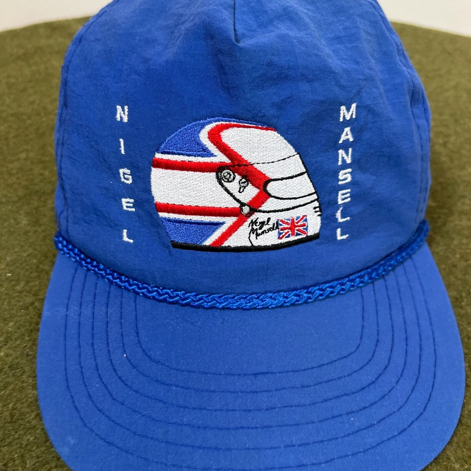 De colección Años 90 Nigel Mansell Williams Fórmula 1 F1 Gorra Gorra Snapback Campeón del Mundo Foto 3 de 4