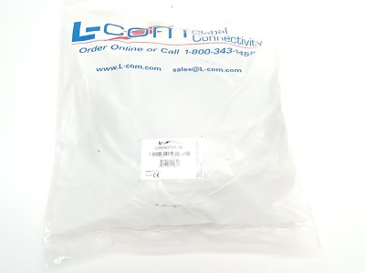 L-COM CSMN37MF-50 Deluxe Molded D-Sub Cable 50' Grey