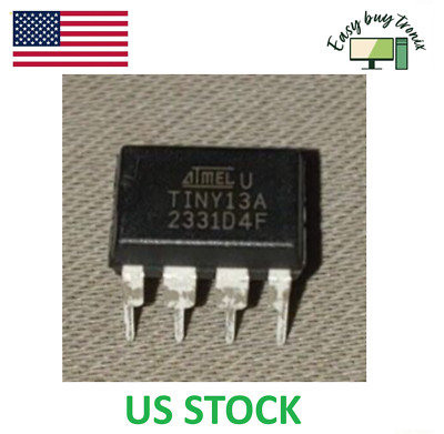 10Pcs NEW Atmel DIP-8 ATTINY13A-PU TINY13A-PU Microcontroller Microchip