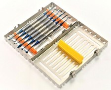 GERMAN Dental Composite Filling Instrument Titanium Restorative Kit W/ cassettes