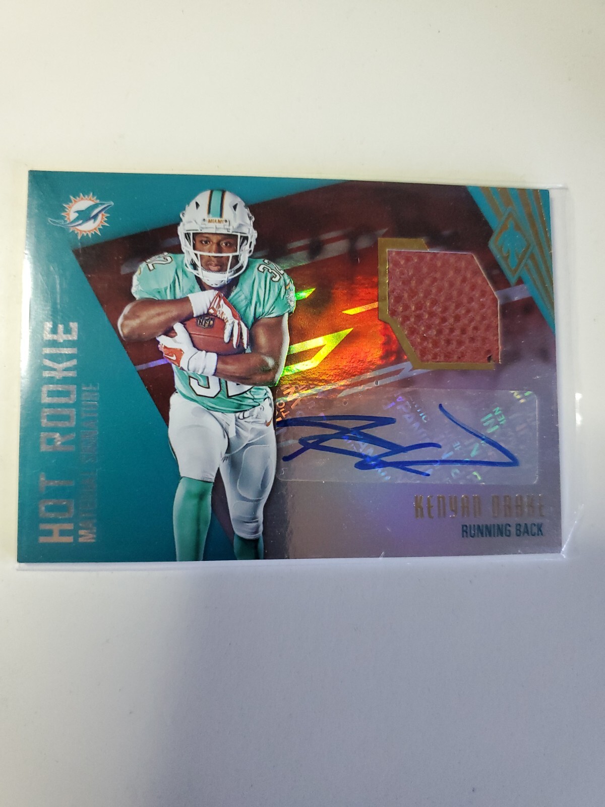 Kenyan Drake Panini Phoenix Rps Rookie Memorabilia #KD Base