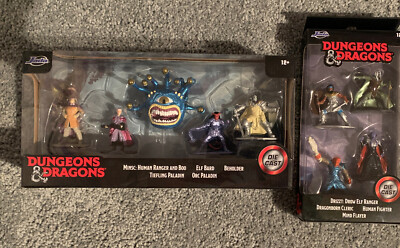 Lot Of 2 Jada Dungeons & Dragons Die Cast Figurines New Toys Beholder Drizzt