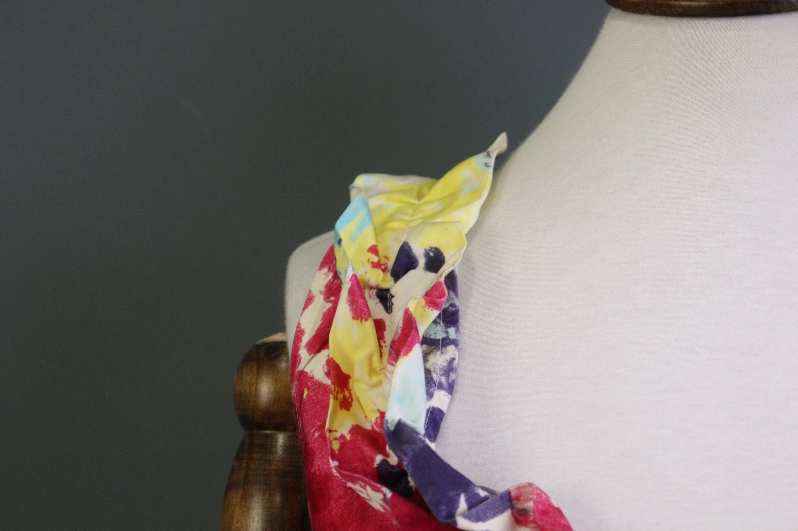 Abito LOVE MOSCHINO multicolore stampato bodycon tank linea A taglia 4