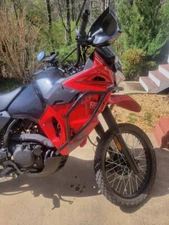 New! Talon-billets Crash Bars - Engine Guards-Black/2022-2025 KAWASAKI KLR650