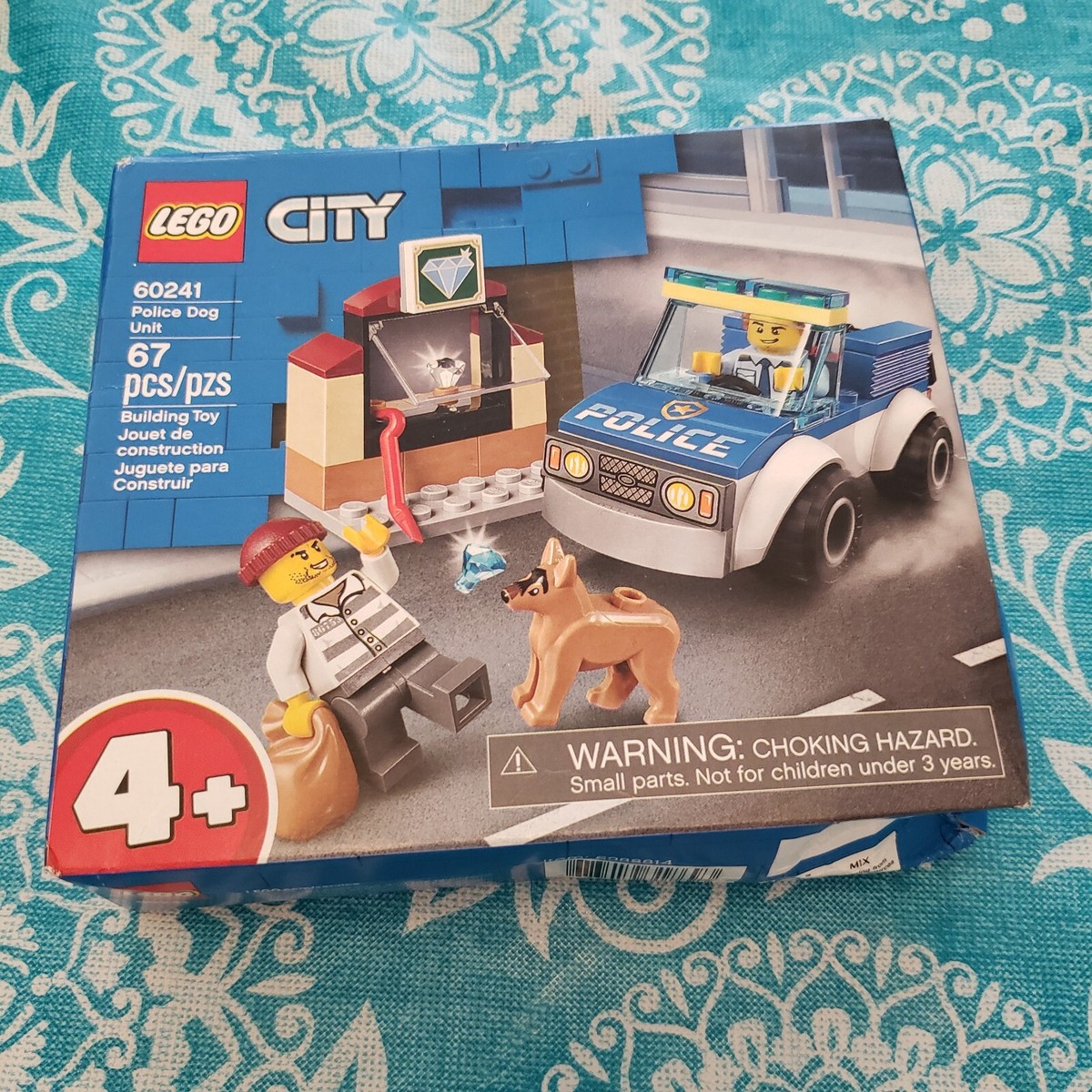 LEGO 60241 City Police Dog Unit 67 pcs Sealed Brand New 2020 Damaged box