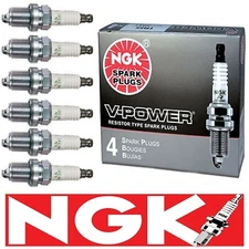 6 OEM Type Mazda NGK 2262 Spark Plug - V-power for 626 / 929 Millenia MPV MX-6