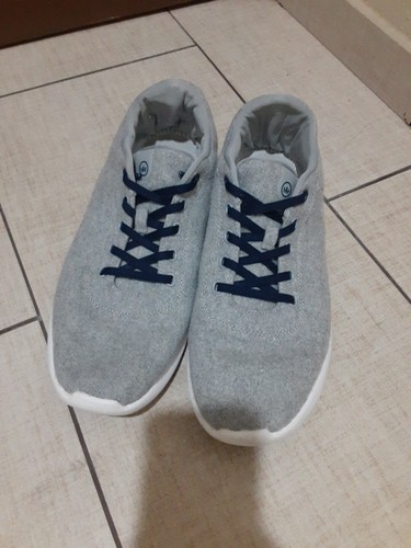 Peter Milar Men's Glide Performance Wool Fabric Light Gray Shoes Size 10