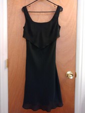 EUC Sz 8 Niki by Niki Livas Little Black Tank Dress LBD Evening Cocktail Sexy