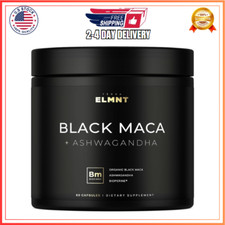 40,000mg 40x Strength Organic Black Maca Root with Ashwagandha - Highest Potency