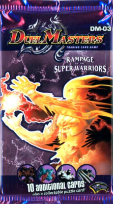 1x DUEL MASTERS RAMPAGE OF THE SUPER WARRIORS DM-03 VERSIEGELTES BOOSTERPACK WOTC #2