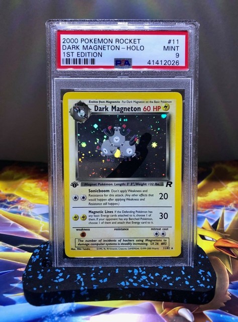 2000 Pokemon Rocket #11 Dark Magneton 1st Edition Holo PSA 9 Mint | eBay