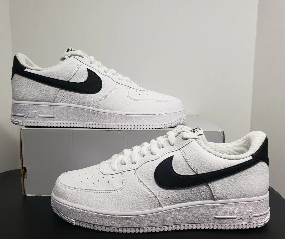 Nike Air Force 1 '07 Low White Black CT2302-100 Mens Size 11