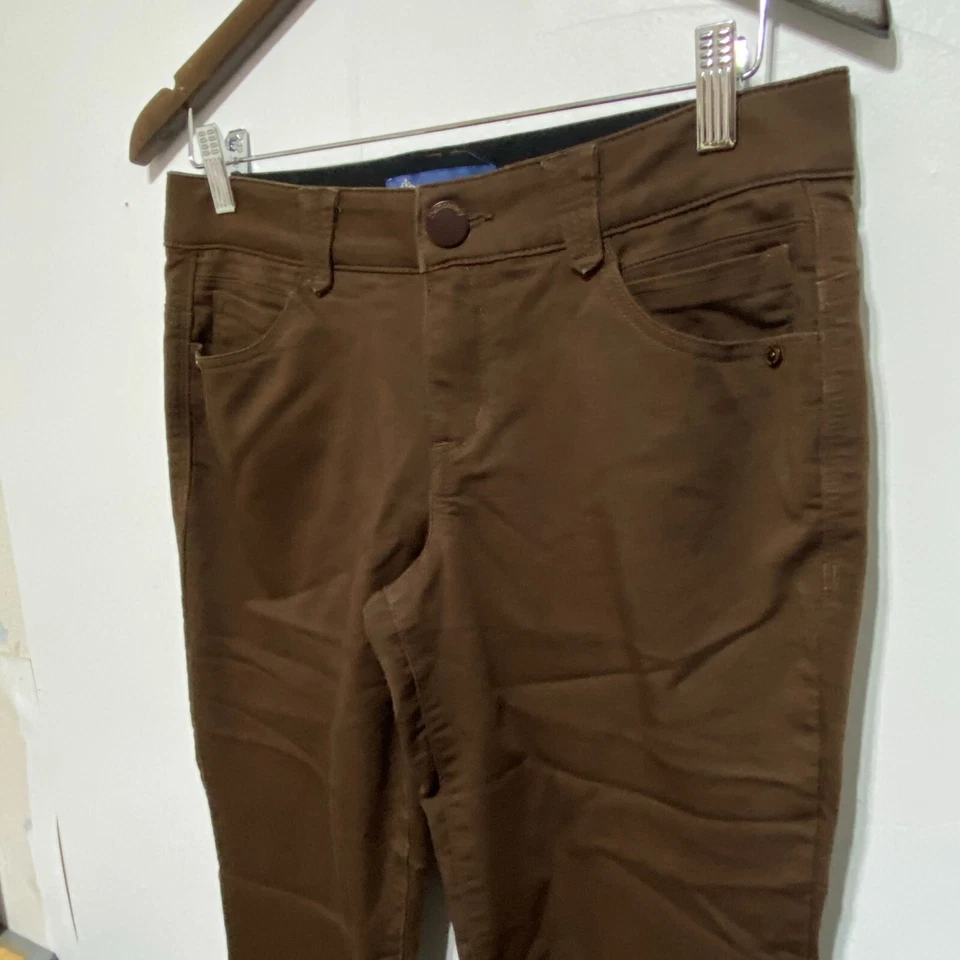 Democracy Jeans Womens 6 Brown Ab Technology Comfort Stretch Ankle Skinny - Image 3 of 4