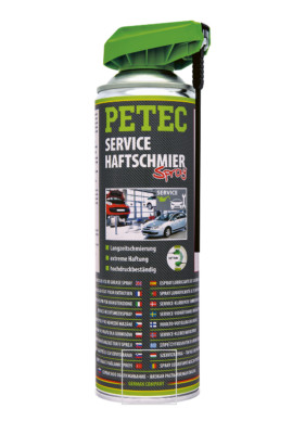 PETEC Service-Haftschmierspray Langzeitschmiermittel transparent 500 ml