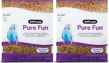 ZuPreem Pure Fun Bird Food 4lb Premium Fruit Blend Seeds for Small Birds