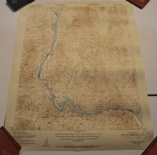 PICACHO Quadrangle CA-AZ USGS Topographic Map 1951 Vintage 21x17