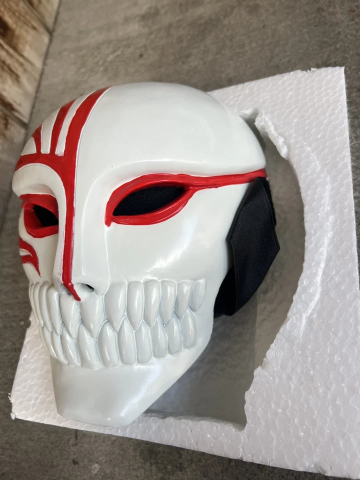 Ichigo Kurosaki Bleach  Mask Quality Mask Halloween Resin 1:1 - Image 2 of 4