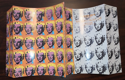 Andy Warhol Marilyn Monroe 100％ & 400％ ANDY WARHOL MARILYN MONROE X 100 PAINTING FOLD-OUT SOTHEBYS +