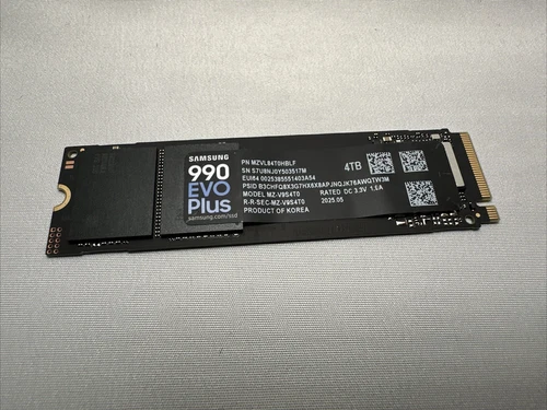 Samsung 990 EVO Plus 4TB M.2 NVMe PCIe 5.0 SSD Solid State Drive MZ-V9S4T0