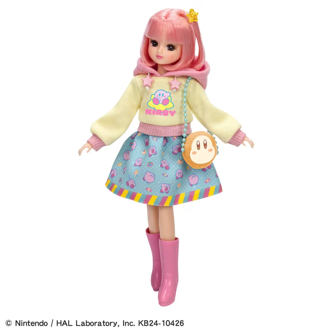 Presale Kirby's Dream Land x Licca-chan Doll Figure Takaratomy