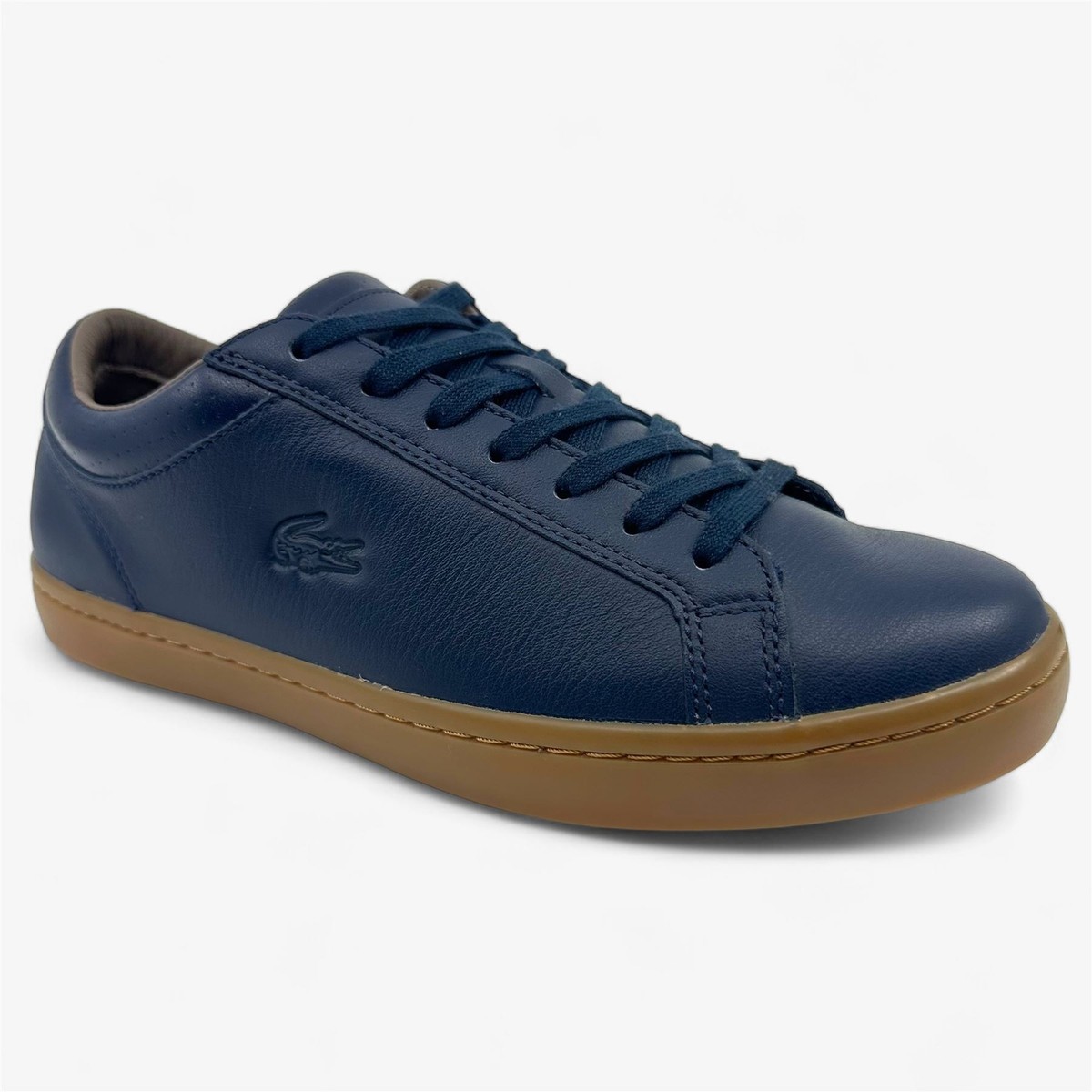 Lacoste Straightset SRM Navy Mens Casual Sneaker