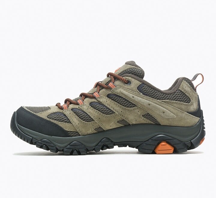 MERRELL Moab 3 GTX Olive Scarpe da ginnastica da passeggio impermeabili da donna NUOVE!!