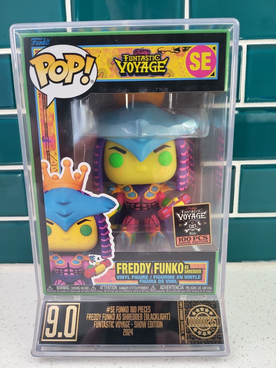 Funko Pop! Freddy Funko as Shredder (Blacklight; 2024 SDCC