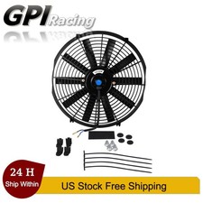 14 Slim Fan Universal Push Pull Electric Radiator Cooling Fan 12v Mount Kit 14 Slim Fan Universal Push Pull Electric Radiator Cooling Fan 12v Mount Kit