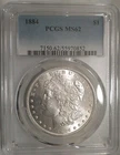 1884 Morgan Silver Dollar PCGS MS62