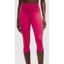 Lululemon Align High-Rise Crop 17" Raspberry Coulis Size 10