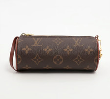 LOUIS VUITTON Monogram Mini Papillon Vintage Pouch wristlet EUC M51380