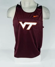2009 Virginia Tech Hokies Game Issued Maroon Jersey Cross Country Track XL 31