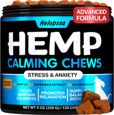 Hemp Calming Chews for Dogs with Anxiety and Stress - Anxiety Relief Chews for S