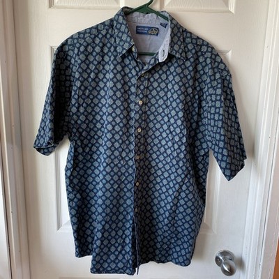 Vintage American Weekend Shirt Men's Size Large Short Sleeve