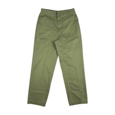 Vtg 1978 OG-507 Military Fatigue Pants Mens 32x29.5 Olive Green Utility Trousers