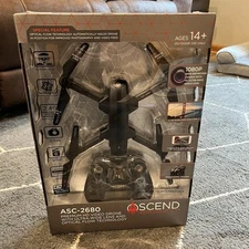 Aeronautics Premium Ascend Drone Video Asc-2680 Hd Camera 1080p 14+ New Open Box